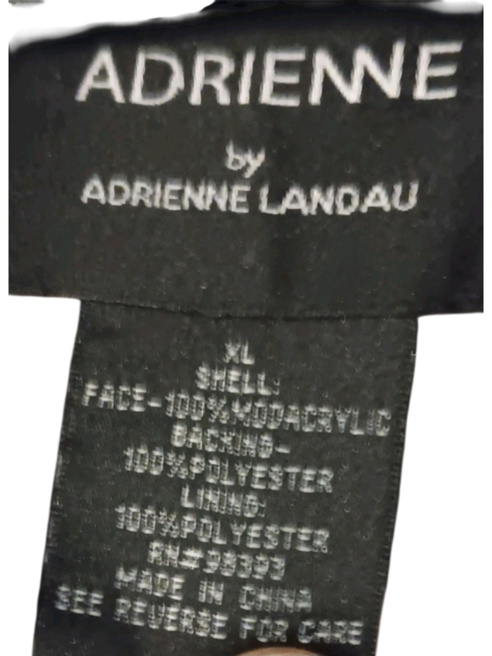 Faux Mink Fur XL Luxury Overcoat by Adrienne Landau - Picture 5 of 5